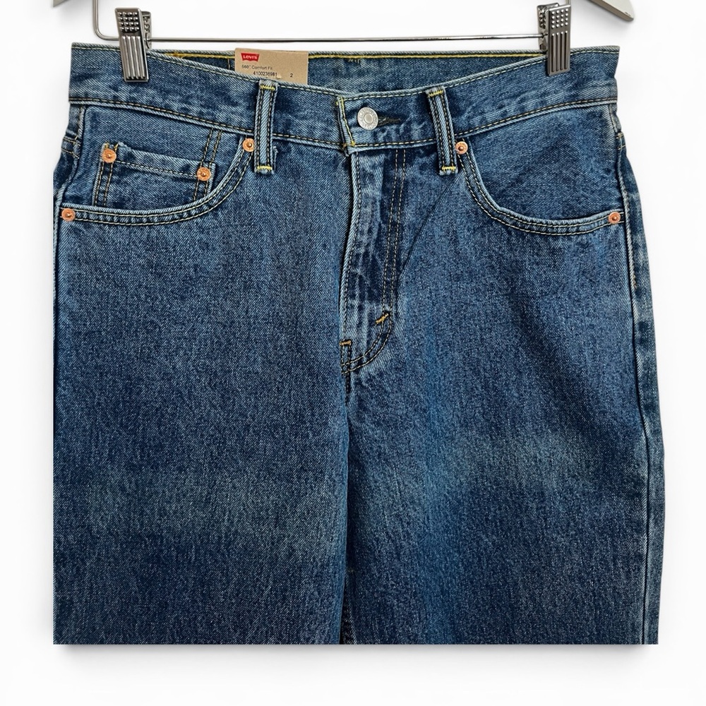 Levi's Relaxed Fit Deep Blue Men's Jeans - Picture 2 of 5